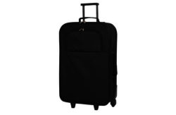 Go Explore Medium 2 Wheel Suitcase - Black